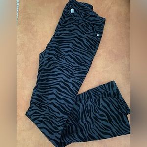 “ZEBRA PRINT GIRLS SKINNYS”